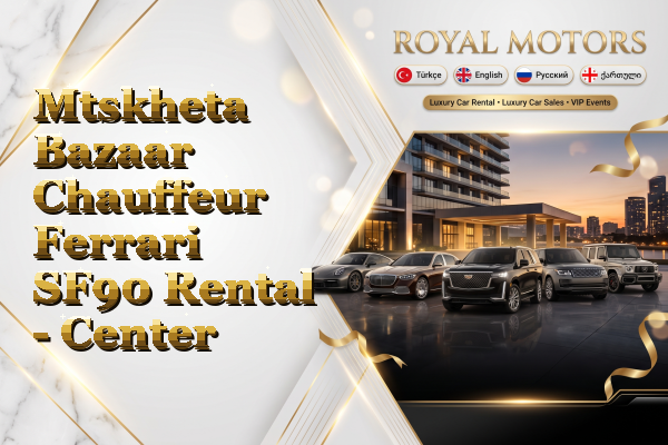 Mtskheta Bazaar Chauffeur Ferrari SF90 Rental - Center