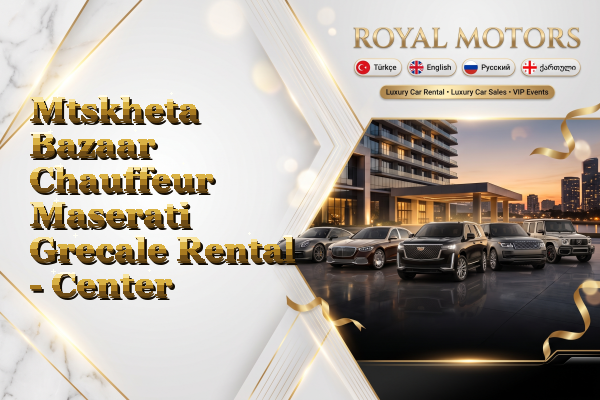 Mtskheta Bazaar Chauffeur Maserati Grecale Rental - Center