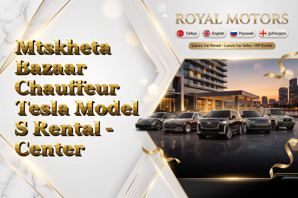 Mtskheta Bazaar Chauffeur Tesla Model S Rental - Center