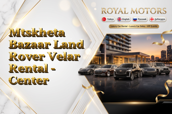 Mtskheta Bazaar Land Rover Velar Rental - Center