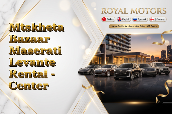 Mtskheta Bazaar Maserati Levante Rental - Center
