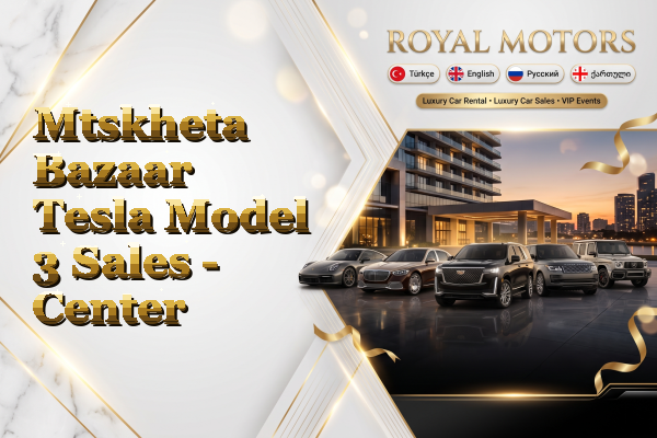Mtskheta Bazaar Tesla Model 3 Sales - Center