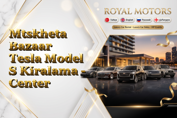 Mtskheta Bazaar Tesla Model S Kiralama - Center