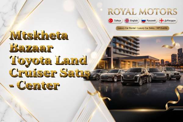 Mtskheta Bazaar Toyota Land Cruiser Satış - Center