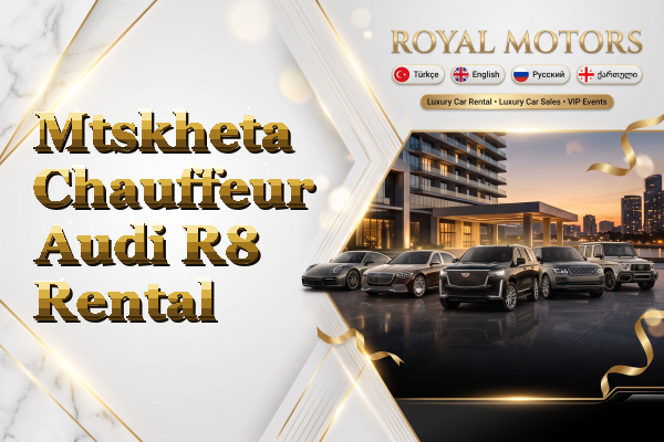 Mtskheta Chauffeur Audi R8 Rental