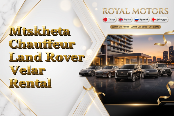 Mtskheta Chauffeur Land Rover Velar Rental