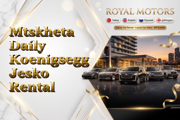 Mtskheta Daily Koenigsegg Jesko Rental
