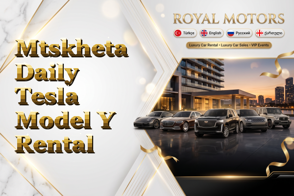 Mtskheta Daily Tesla Model Y Rental