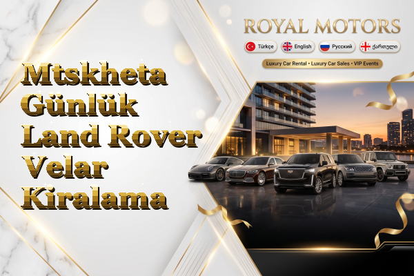 Mtskheta Günlük Land Rover Velar Kiralama