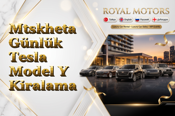 Mtskheta Günlük Tesla Model Y Kiralama