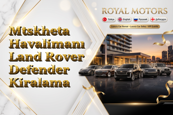 Mtskheta Havalimanı Land Rover Defender Kiralama