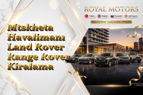 Mtskheta Havalimanı Land Rover Range Rover Kiralama