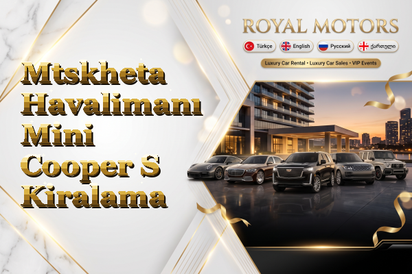 Mtskheta Havalimanı Mini Cooper S Kiralama