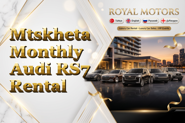 Mtskheta Monthly Audi RS7 Rental