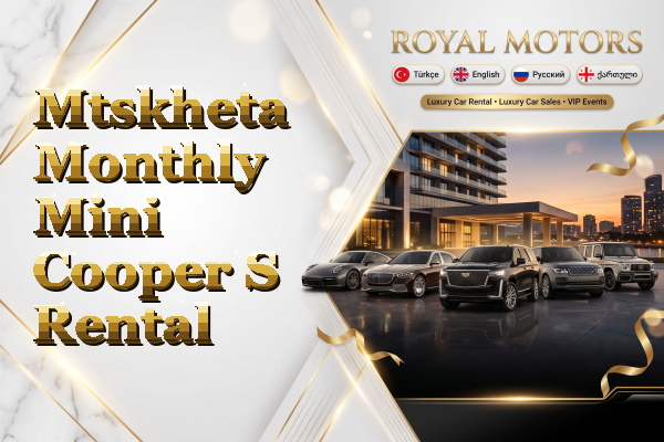 Mtskheta Monthly Mini Cooper S Rental