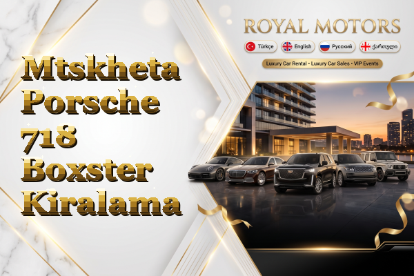 Mtskheta Porsche 718 Boxster Kiralama