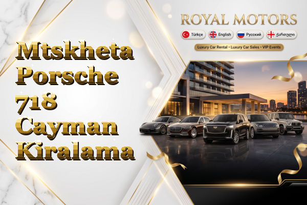 Mtskheta Porsche 718 Cayman Kiralama