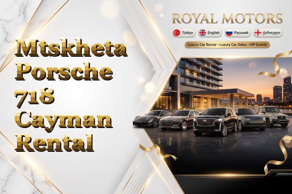 Mtskheta Porsche 718 Cayman Rental