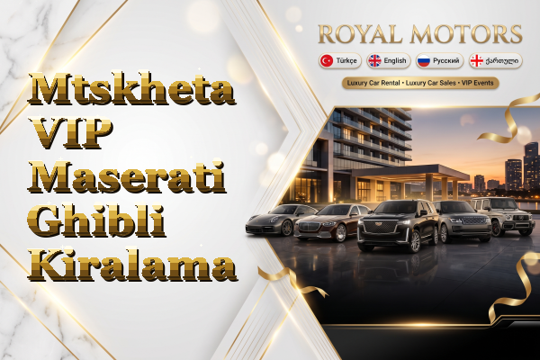 Mtskheta VIP Maserati Ghibli Kiralama