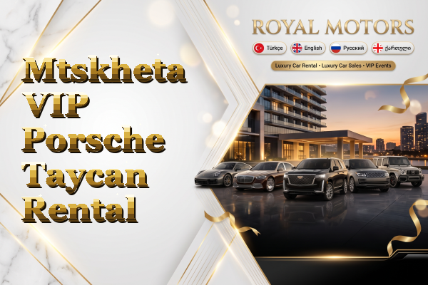 Mtskheta VIP Porsche Taycan Rental