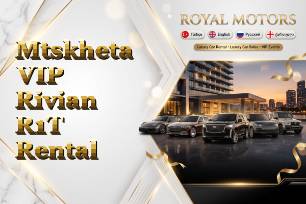 Mtskheta VIP Rivian R1T Rental