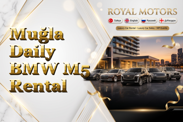 Muğla Daily BMW M5 Rental