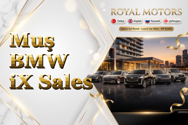 Muş BMW iX Sales