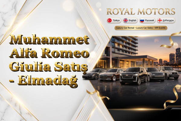 Muhammet Alfa Romeo Giulia Satış - Elmadağ