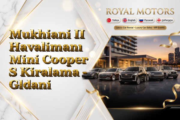 Mukhiani II Havalimanı Mini Cooper S Kiralama - Gldani