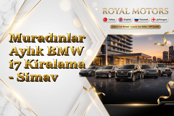 Muradınlar Aylık BMW i7 Kiralama - Simav