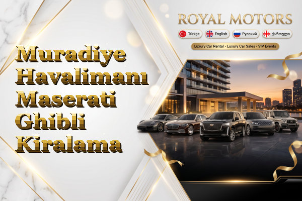 Muradiye Havalimanı Maserati Ghibli Kiralama