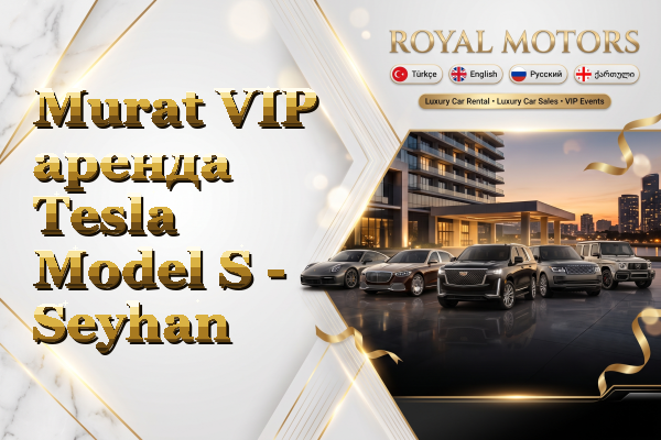 Murat VIP аренда Tesla Model S - Seyhan