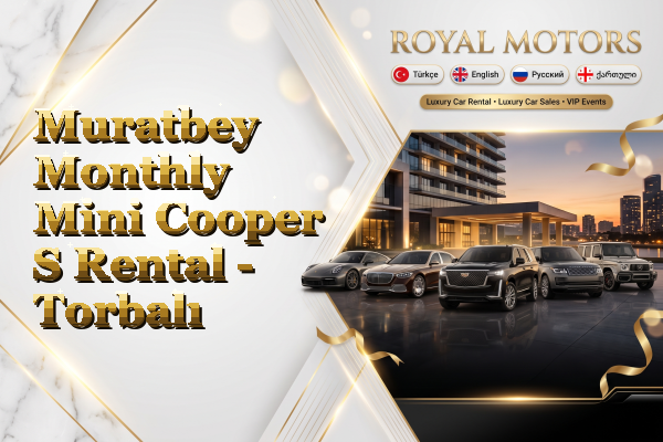 Muratbey Monthly Mini Cooper S Rental - Torbalı