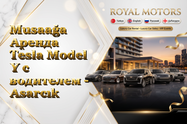 Musaağa Аренда Tesla Model Y с водителем - Asarcık