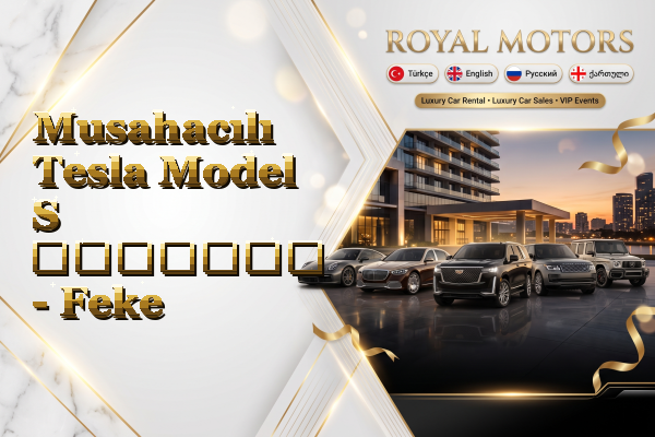 Musahacılı Tesla Model S გაყიდვა - Feke
