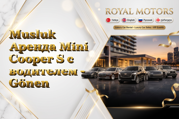Musluk Аренда Mini Cooper S с водителем - Gönen