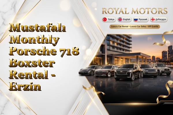Mustafalı Monthly Porsche 718 Boxster Rental - Erzin