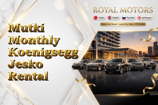 Mutki Monthly Koenigsegg Jesko Rental