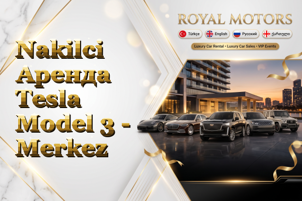 Nakilci Аренда Tesla Model 3 - Merkez