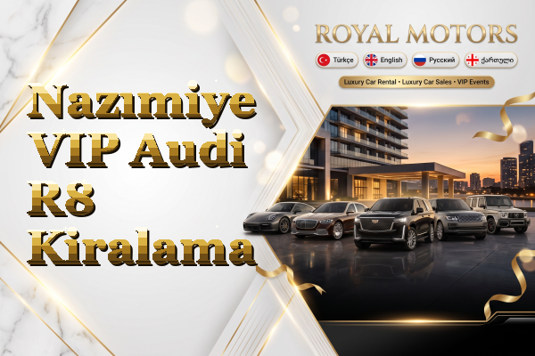 Nazımiye VIP Audi R8 Kiralama