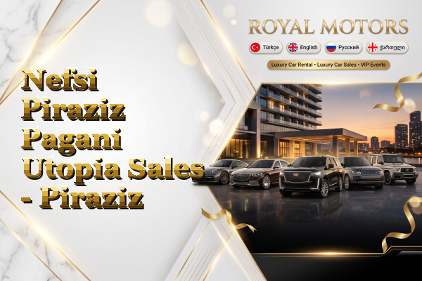Nefsi Piraziz Pagani Utopia Sales - Piraziz