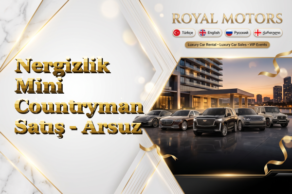 Nergizlik Mini Countryman Satış - Arsuz