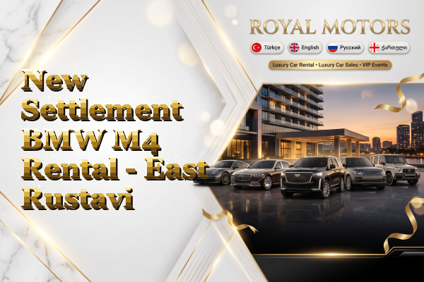 New Settlement BMW M4 Rental - East Rustavi