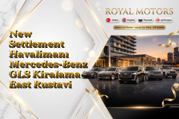 New Settlement Havalimanı Mercedes-Benz GLS Kiralama - East Rustavi