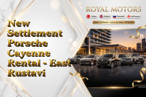 New Settlement Porsche Cayenne Rental - East Rustavi