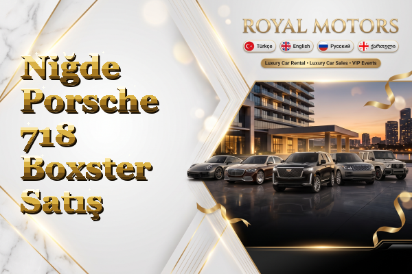 Niğde Porsche 718 Boxster Satış