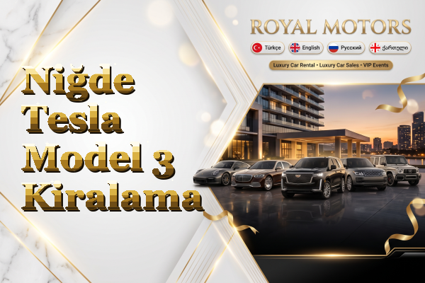 Niğde Tesla Model 3 Kiralama