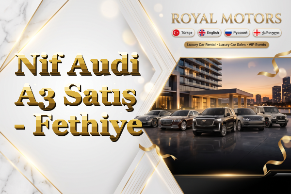 Nif Audi A3 Satış - Fethiye