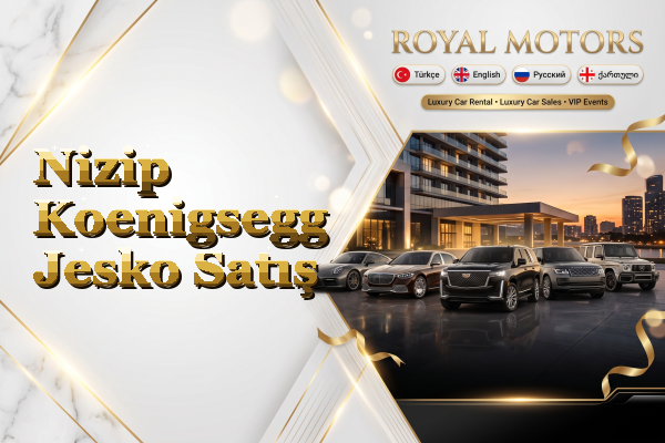 Nizip Koenigsegg Jesko Satış