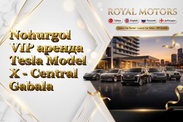 Nohurgol VIP аренда Tesla Model X - Central Gabala